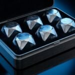 다이아몬드 컷 메탈 위스키 스톤 (6P Set)